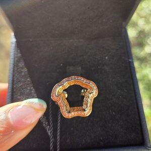 New Versace Medusa Pink Ring